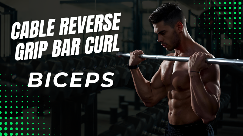 Cable Reverse Grip Bar Curl